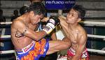 thai kickboxing close-up